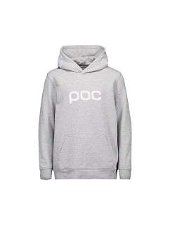 Mikina POC Hood Jr. sivá