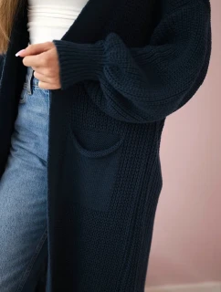 Dlhý svetrík Tmavý denim