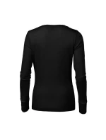 Dámske tričko s dlhým rukávom Premium Merino Rise MLI-16001 Black - Malfini