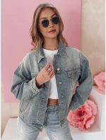 Dámska prechodná oversize katana bunda NOVAJIN modrá FashionStreet TY4838