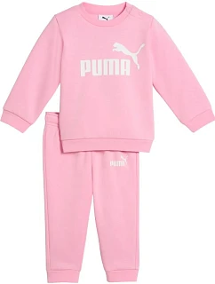 Puma Minicats ESS Crew Detské tepláky ružové 686280 70