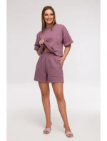 B295 Šortky s vreckami s aplikáciami - vres