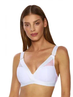 Športová podprsenka 748 Lara biela - KINGA