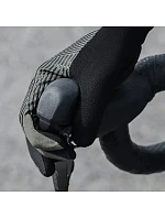 Cyklistické rukavice Rockbros 16110006002 tlmenie veľkosť M - zelená/čierna