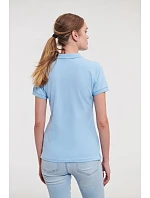 Russell Athletic 566F Dámske elastické piqué polo tričko 10.566F bordová Russell Athletic 566F Dámske elastické piqué polo tričko 10.566F bordová
