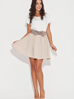 Dámska sukňa K056 béžová - Katrus