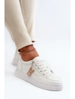 Dámska športová obuv na platforme 13613 White - VINCEZA