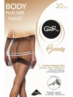Pančuchy Gatta Body Plus Size Fashion pattern 02 20 den 3-6