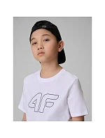 Chlapčenské tričko s potlačou 4F 4FJRSS26TTSHM3599-10S
