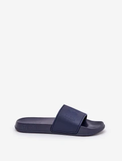 Lekkie Piankowe Klapki Męskie Big Star MM174323 Granatowe