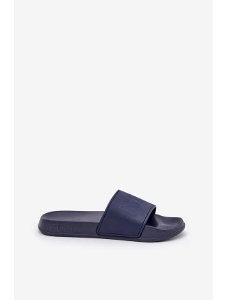 Lekkie Piankowe Klapki Męskie Big Star MM174323 Granatowe