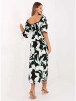 Šaty LK SK 510095.89 čiernobiele