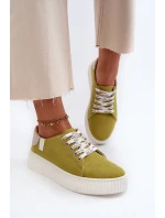 Dámske tenisky MEMORY FOAM SYSTEM BIG STAR Lime Dámske tenisky MEMORY FOAM SYSTEM BIG STAR Lime