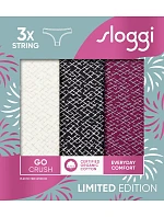 sloggi GO Crush String C3P – čierna kombinácia – SLOGGI čierna kombinácia – SLOGGI sloggi GO Crush String C3P – čierna kombinácia – SLOGGI čierna kombinácia – SLOGGI