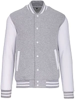 Kariban K 497 Unisexová mikina „Teddy“ 20.K497 oxford grey/white Kariban K 497 Unisexová mikina „Teddy“ 20.K497 oxford grey/white