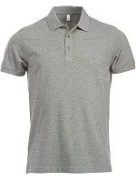Clique Classic Lincoln S/S Pánske polo z hrubej bavlny 67.8244 šedá melírovaná Clique Classic Lincoln S/S Pánske polo z hrubej bavlny 67.8244 šedá melírovaná