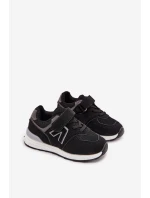 Sportovní tenisky dětské na suchý zip černé Galisse