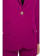 K141 Bunda s dvojitým vreckom a chlopňou - fľaškovo zelená