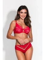 AMELIA 19201 ČERVENÁ PODPRSENKA NOHAVIČKY