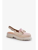 Sandále na podpätku model 195556 Krok vo veľkom štýle