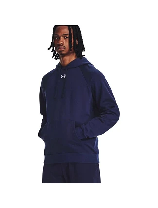 Pánska mikina Under Armour Rival Fleece Hoodie, tmavomodrá, 1379757, 410 L Pánska mikina Under Armour Rival Fleece Hoodie, tmavomodrá, 1379757, 410 L