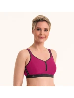 výkonnostná športová podprsenka tvarovaná 5566 ružová/antrazitová - Active výkonnostná športová podprsenka tvarovaná 5566 ružová/antrazitová - Active