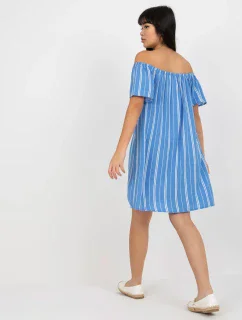 Dámske šaty D73771R30145J bielo-modré - FPrice