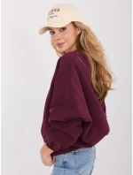 WT BL mikina A1455.87 bordová