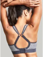 Športová podprsenka 7341B Non Wired Bra charcoal marl grey - Panache