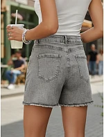 Dámska sivá sukňa-šortky FashionStreet SY0529