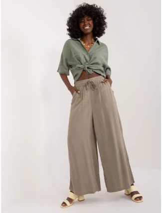 Nohavice D73761M62237E khaki Nohavice D73761M62237E khaki