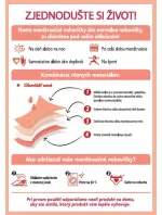 Nočné aj denné menštruačné nohavičky MENSTRUAL SLIP STRONG - BELLINDA - čierna