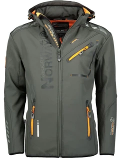 Geographical Norway Softshellová bunda Royaute DB 068 M WY8027H/GN/Dark Grey/Orange