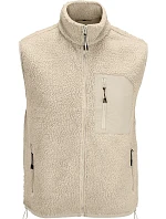 SOL'S Fury Bodywarmer – fleecová vesta Sherpa 25.4041, strihaná béžová/béžová SOL'S Fury Bodywarmer – fleecová vesta Sherpa 25.4041, strihaná béžová/béžová