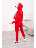 Tlačená sada červená Tlačená sada červená