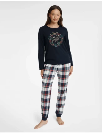 Dámske pyžamo Goldy 40939-59X Námornícka modrá - Henderson Ladies
