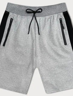 Pánske športové šortky svetlosivé (8K281-2)