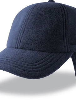 Atlantis Headwear Snow Flap Stopper-S 6 panelová baseballová kšiltovka přes uši 33.0258 navy