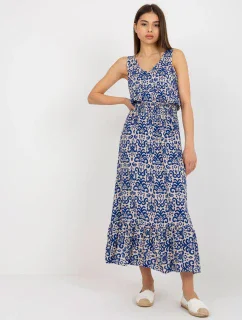 Šaty D73771R30391A tmavo modré