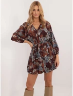 Šaty DHJ SK 19861 6.42 hnedé