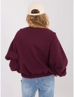 WT BL mikina A1455.87 bordová