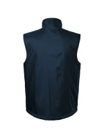 Teplá vesta unisex námornícka modrá