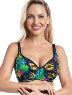 Vrchný diel plaviek Sumba P1201 Black and Green - Fantasy