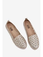 Dámske baleríny 24TX02 gold - Sweet Shoes Dámske baleríny 24TX02 gold - Sweet Shoes