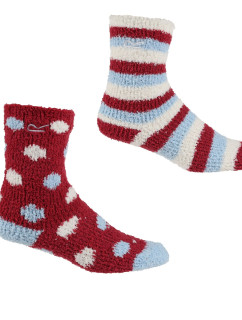 Detské ponožky 2 Pack RKH046-L6A red - Regatta
