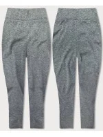 Šedé bavlnené 3/4 legíny (YW01045-A3) Šedé bavlnené 3/4 legíny (YW01045-A3)