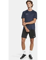 Craft Teamwear Squad Go Contrast Jersey M Pánske kontrastné športové tričko 82.2725 tmavomodré Craft Teamwear Squad Go Contrast Jersey M Pánske kontrastné športové tričko 82.2725 tmavomodré