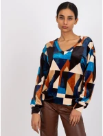 Blúzka DHJ BZ 6550.74P tmavo modrá