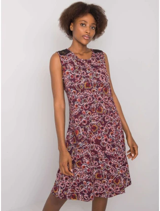 Šaty TO SK 1566.38P bordové