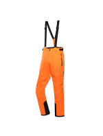 Pánske lyžiarske nohavice s membránou ptx ALPINE PRO LERMON neónovo oranžové